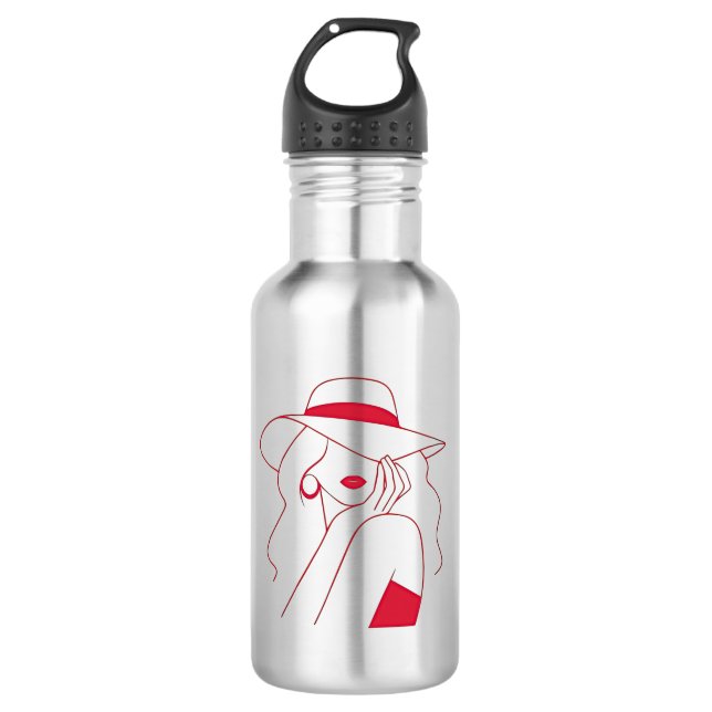 Woman 532 Ml Water Bottle (Front)