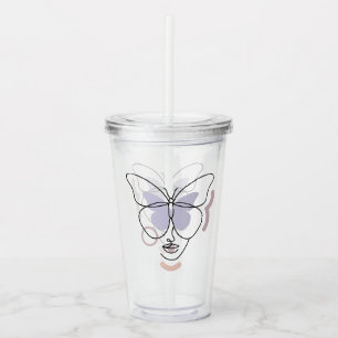 Woman Acrylic Tumbler