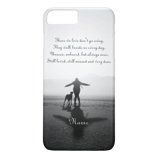 Woman and Dog - The Only Ones in the World Case-Mate iPhone Case (Back)