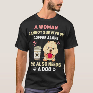 Woman and Dogs T-Shirt