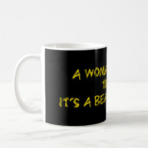 Woman And Her Truck Coffee Mug