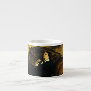 Woman and Horse Espresso Cup
