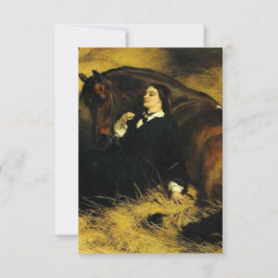 Woman and Horse Invitation