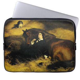 Woman and Horse Laptop Sleeve