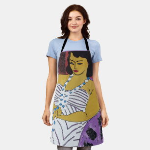 Woman and Wine Design add text, Apron