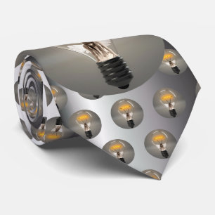 Woman Angel in Lightbulb Tie