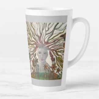 Woman as Tree Surreal Art  Latte Mug