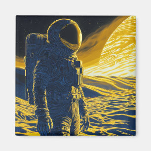 Woman Astronaut Magnet