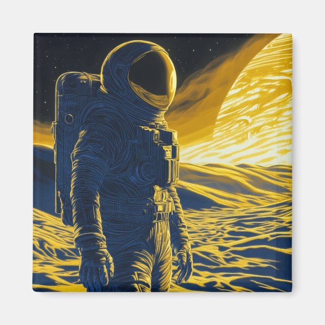 Woman Astronaut Magnet (Front)