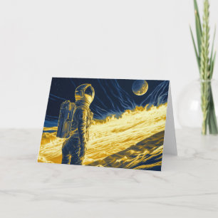Woman Astronaut Note Card