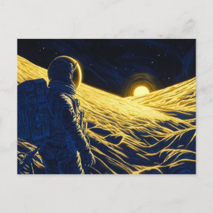 Woman Astronaut Postcard