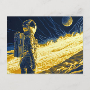 Woman Astronaut Postcard