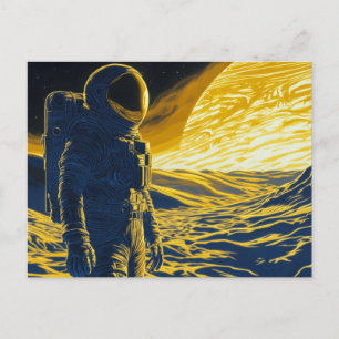 Woman Astronaut Postcard