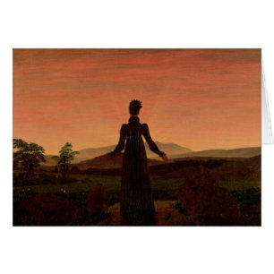Woman at dawn