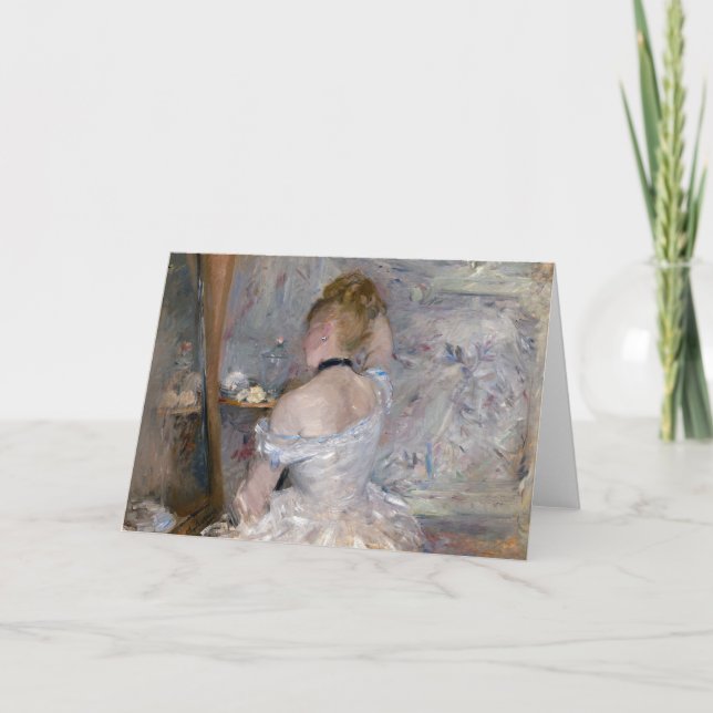 Woman at Her Toilette | Berthe Morisot Card (Front)