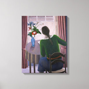 Woman at Window 1998 Canvas Print
