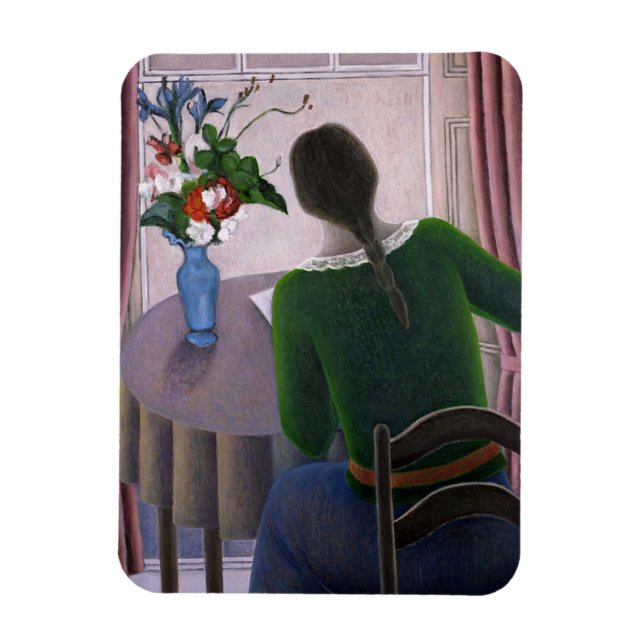Woman at Window 1998 Magnet (Vertical)