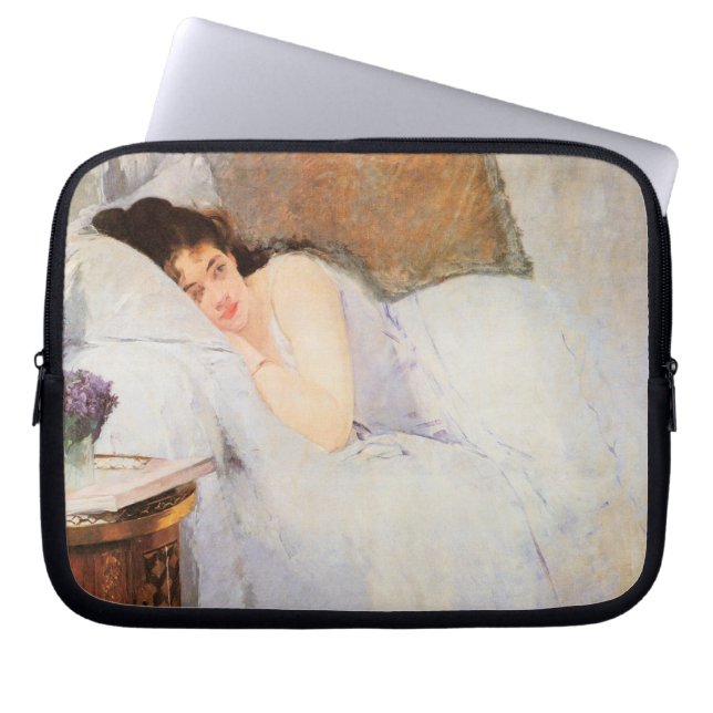 Woman Awakening, 1876 (oil on canvas) Laptop Sleeve (Front)