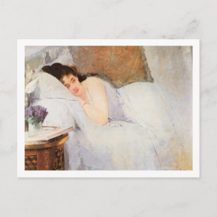 Woman Awakening, 1876 (oil on canvas) Postcard