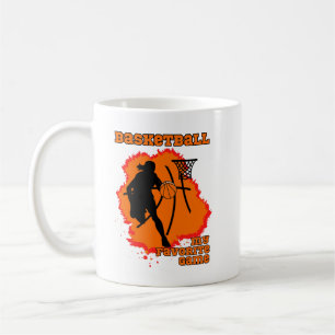 Woman Basketball Player Favourite Game Coffee Mug