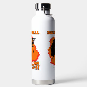 Woman Basketball Player Favourite Game Water Bottle