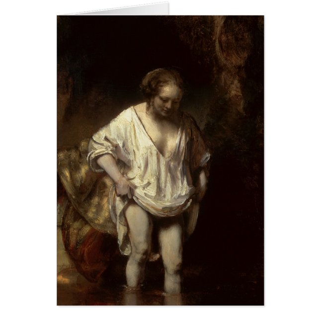 Woman Bathing in a Stream, 1654 (Front)