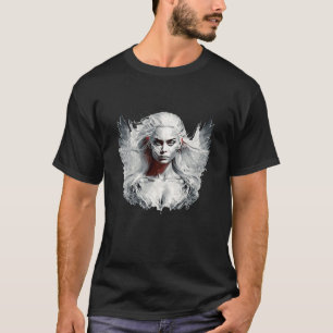 Woman Beauty Portrait Fantasy Painting Wild Life T-Shirt