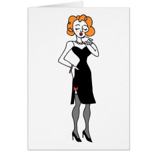 Woman Blows a Kiss