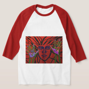 Woman Breaking Through Wall T-Shirt