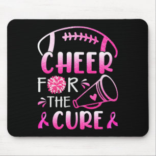 Woman Breast Cancer Awareness Cheer For The Cure 1 Mouse Mat