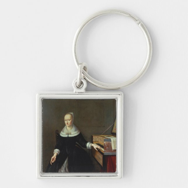 Woman by a Virginal Key Ring (Front)