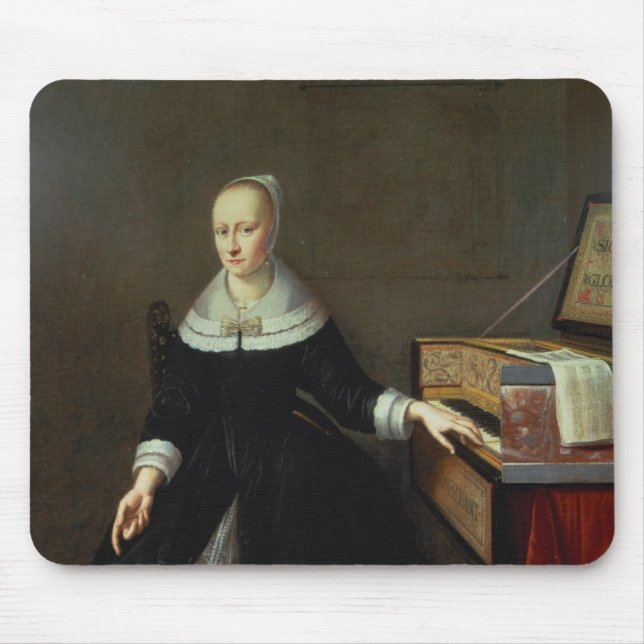 Woman by a Virginal Mouse Mat (Front)