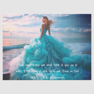 Woman by the Sea Tissue Paper