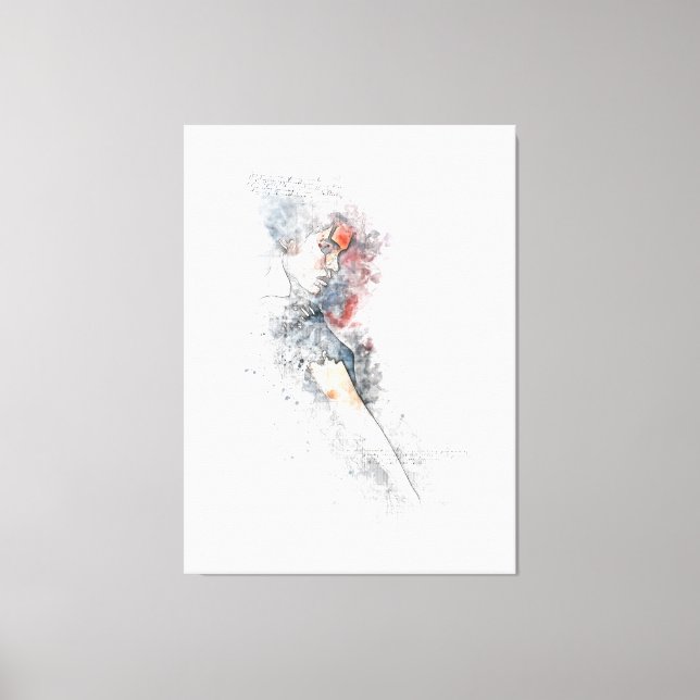 Woman Canvas Print (Front)