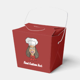 Woman Chef Favour Box