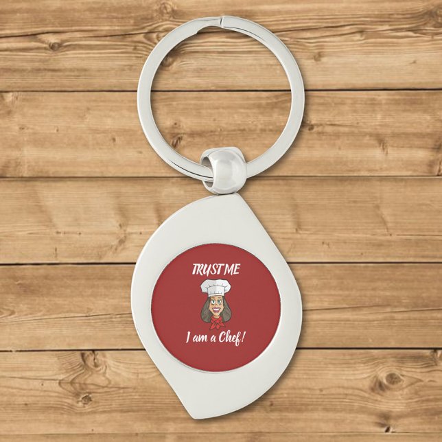 Woman Chef Key Ring (Creator Uploaded)