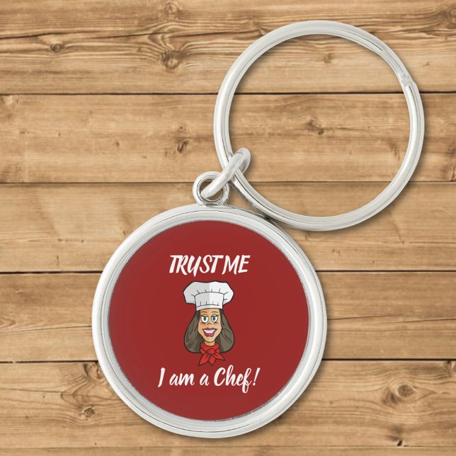 Woman Chef Key Ring (Creator Uploaded)