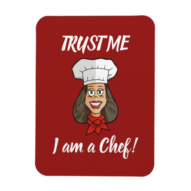 Woman Chef Magnet (Vertical)
