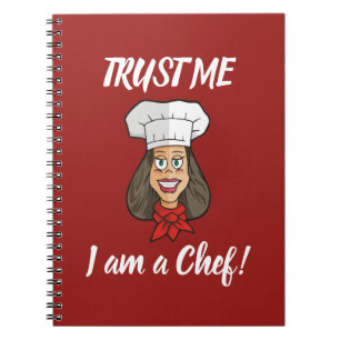 Woman Chef Notebook
