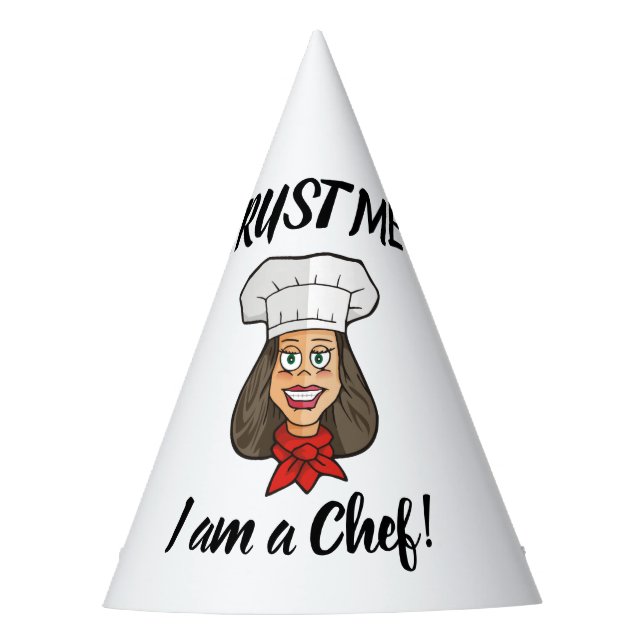 Woman Chef Party Hat (Front)