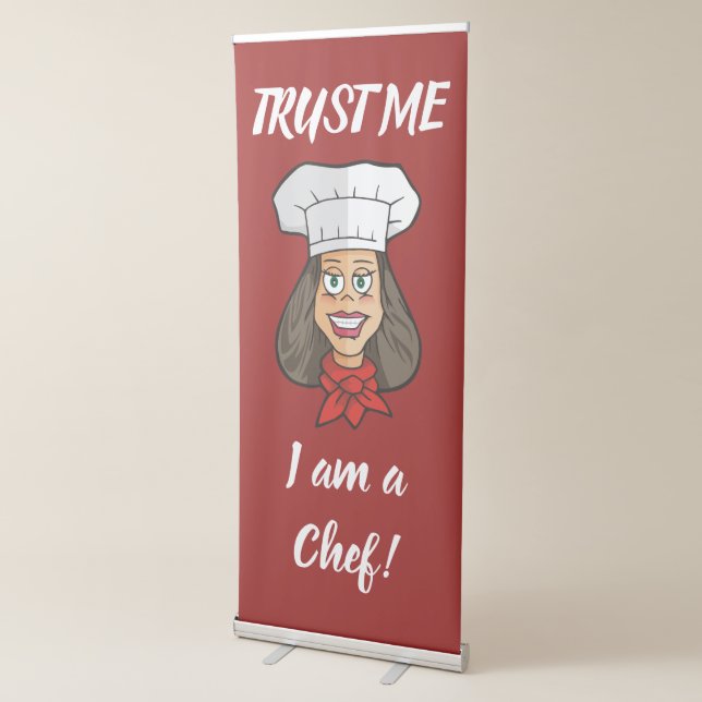 Woman Chef Retractable Banner (3/4)