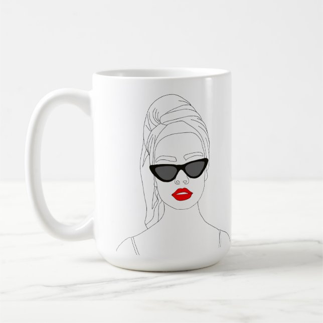 Woman Coffee Mug (Left)