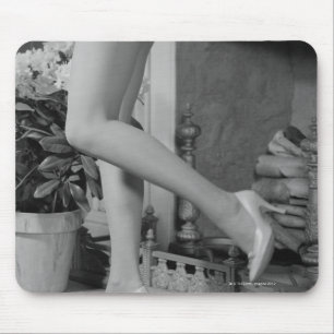 Woman Dancing Mouse Mat