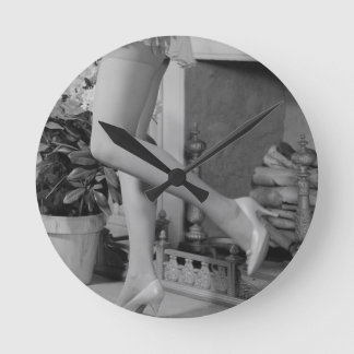 Woman Dancing Round Clock