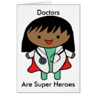 Woman Doctor Black Super Hero Personalise