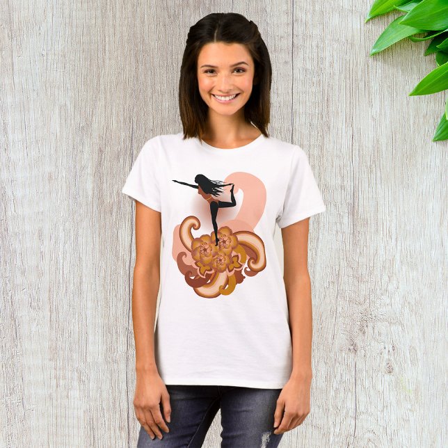Woman Doing Yoga T-Shirt (Creator Uploaded)