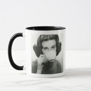 Woman Drinking Mug