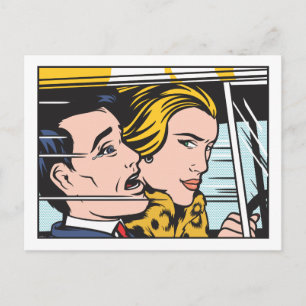 Woman Driver Postcard