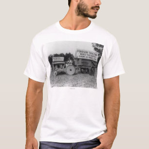 Woman Driving Fordson Tractor Photograph T-Shirt