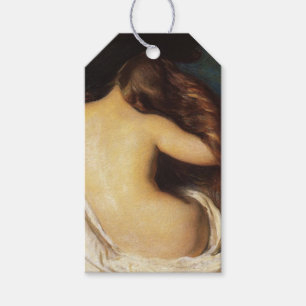 Woman Drying Her Hair (by Joseph DeCamp) Gift Tags